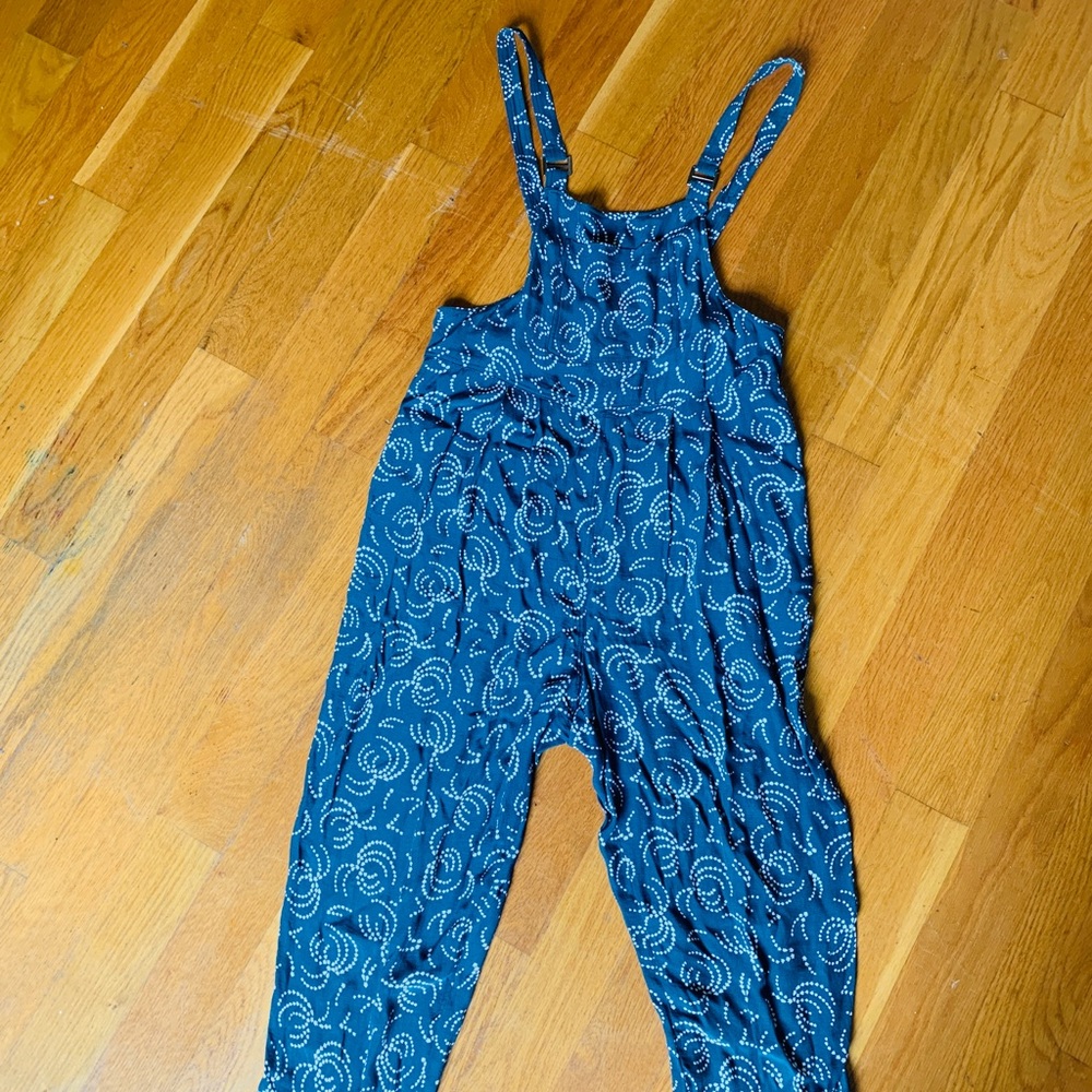 Maeve blue jumpsuit/ romper/ overalls small women